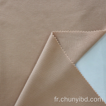 Tissus en fils de fil à 100% de haute qualité à 100% en polyester et extensibles teintes 2x2 pour la robe / vêtement de pull / vêtement